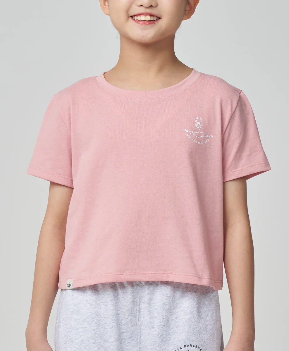 Dancer Short Sleeve Crop Tee (Kids) - Image 3