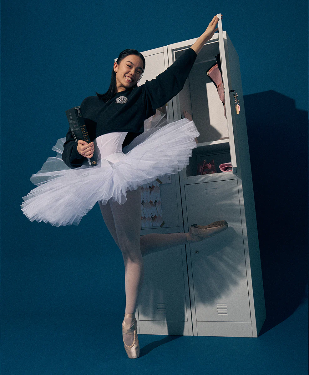 Ballet Varsity Crop Sweatshirt - Image 8