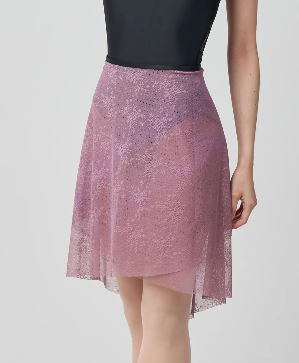 Long Flatter Wrap Skirt - Dainty Lace - Image 3