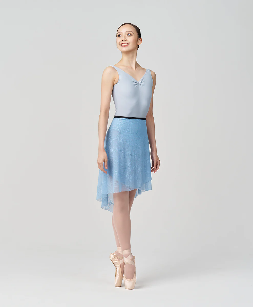 Long Flatter Wrap Skirt - Dainty Lace - Image 4