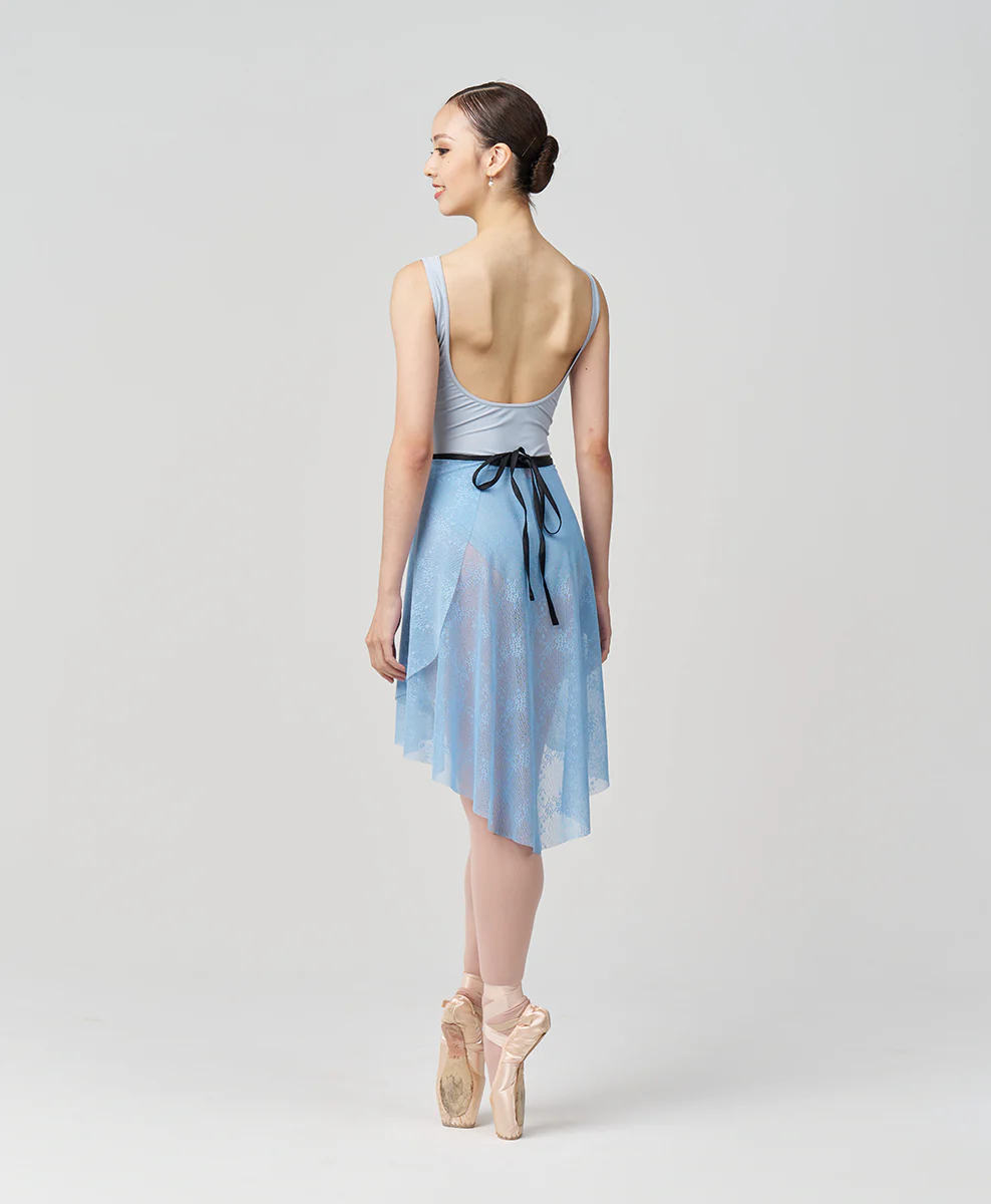 Long Flatter Wrap Skirt - Dainty Lace - Image 5