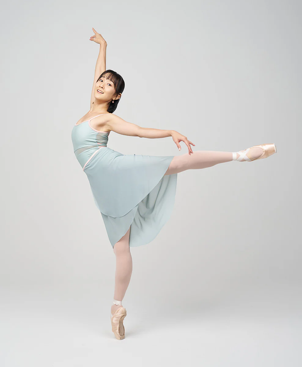 Long Flatter Wrap Skirt - Sage - Image 6