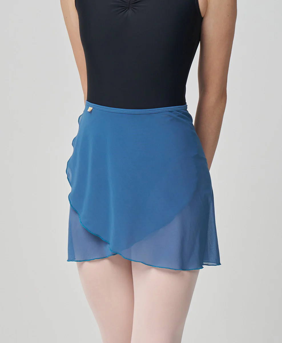 Short Mesh Wrap Skirt - Image 6