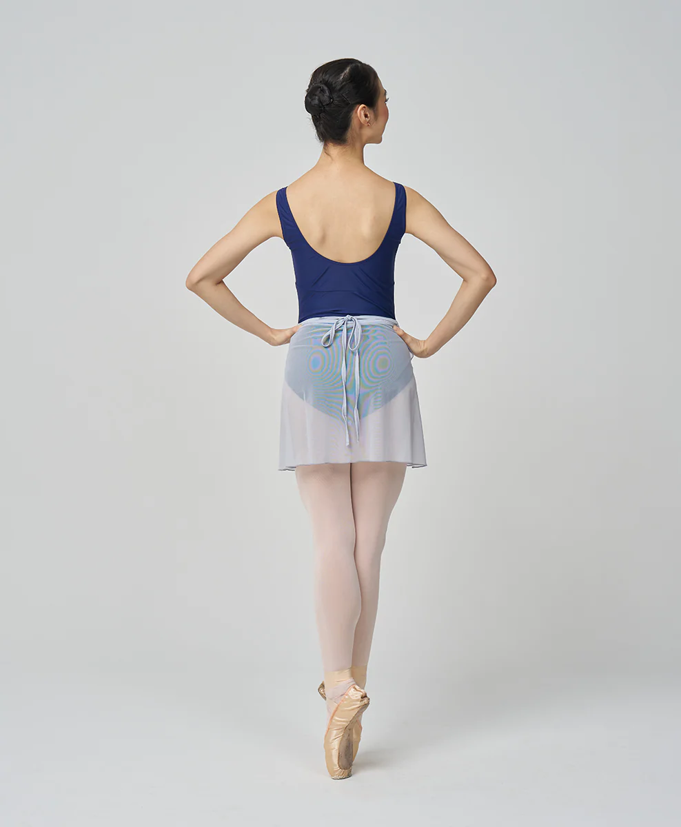 Short Mesh Wrap Skirt - Image 8